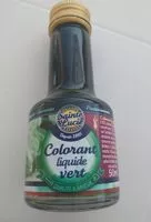 Mängden socker i Colorant liquide vert
