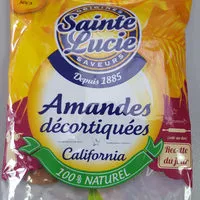 Mängden socker i Amandes California Décortiquées