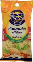 Mängden socker i AMANDES CALIFORNIA BLANCHES EFFILEES