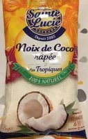 Mängden socker i Noix de coco rapée