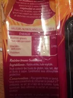 Mängden socker i Raisins bruns sultanine