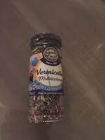 Mängden socker i VERMICELLES MULTICOLORES