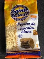 Mängden socker i PEPITES DE CHOCOLAT BLANC PUR BEURRE DE CACAO