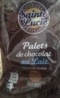 Mängden socker i Palets de chocolat