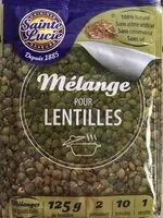 Mängden socker i Mélange pour lentilles