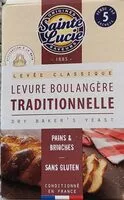 Mängden socker i Levure boulangère traditionnelle