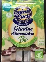 Mängden socker i Gelatine Sainte Lucie Feuille bio