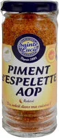 Mängden socker i Piment d'espelette AOP