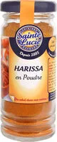 Mängden socker i Harissa en poudre