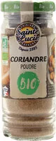 Mängden socker i Coriandre poudre BIO