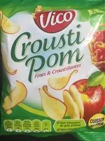 Mängden socker i Crousti pom