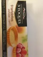 Mängden socker i Les 3 Toques Sweet Tartlettes 9 Piece