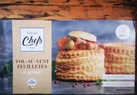 Mängden socker i 4 vol-au-vent feuilletés