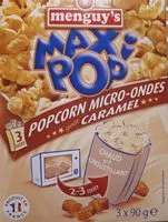 Mängden socker i Maxi Pop goût caramel