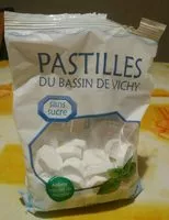 Mängden socker i Pastilles du bassin de Vichy sans sucre