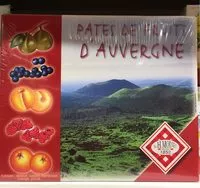 Mängden socker i Pates de fruits d’Auvergne