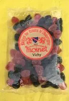 Mängden socker i Pates de fruit d'auvergne