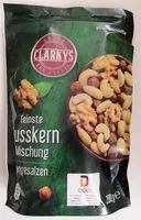 Mängden socker i Feinste Nusskernmischung ungesalzen