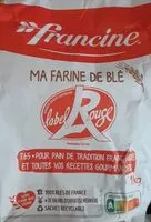 Mängden socker i Farine de blé T65