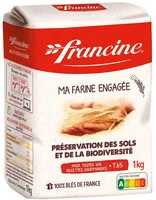 Mängden socker i Farine engagée T65