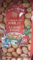 Mängden socker i Les Croûtons à l'arôme naturel d'ail et à l'huile d'olive