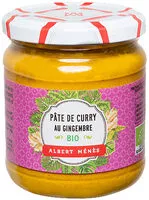 Mängden socker i BIO Pâte de Curry au Gingembre