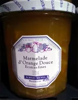 Mängden socker i Marmelade d'orange douce écorces fines
