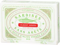 Mängden socker i BIO Sardines Sans Arête à l'Huile d'Olive Vierge Extra