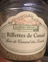 Mängden socker i Rillettes de canard