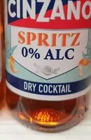 Mängden socker i Sprite sans alcool cinzano
