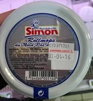 Mängden socker i Rollmops du Nord Pas-de-Calais