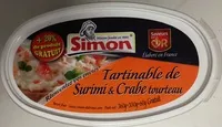 Mängden socker i Tartinable de Surimi & Crabe tourteau (+20% gratuit)