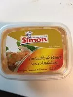 Mängden socker i Tartinable de poulet