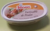 Mängden socker i Tartinable de poulet