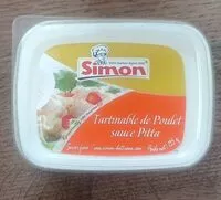 Mängden socker i Tartinable de Poulet sauce Pitta