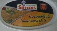 Mängden socker i Tartinable de Thon sauce ch'ti