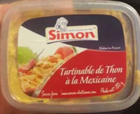 Mängden socker i Tartinable de thon à la mexicaine