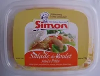 Mängden socker i Salade de Poulet sauce Pitta