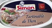 Mängden socker i Tartinable de Thon