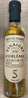 Mängden socker i Vinaigre d'Orléans de vin blanc 5 ans d'âge