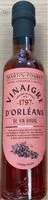 Mängden socker i Vinaigre d'Orléans de Vin Rouge