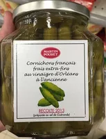 Mängden socker i Cornichons Français extra-fins au vinaigre d'Orléans