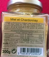 Mängden socker i Mourtarde de Miel et Chardonnay