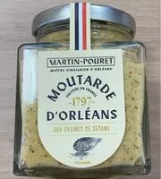 Mängden socker i Moutarde d'Orléans aux graines de sésame