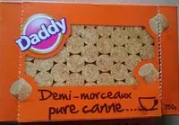 Mängden socker i Daddy sucre demi rond pure canne