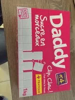 Mängden socker i Daddy morceaux n°4 predecoupe 1kg