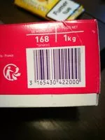 Mängden socker i Sucre en morceaux N°4