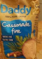 Mängden socker i Cassonade fine - pure canne
