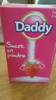 Mängden socker i Daddy poudre etui 500g - gamme courants