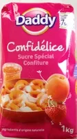 Mängden socker i Daddy confidelice special confiture 1kg